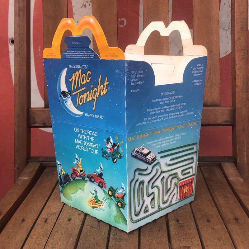 80s McDonald's Happy Meal Box “Mac Tonight” - KANCHI HOUSE