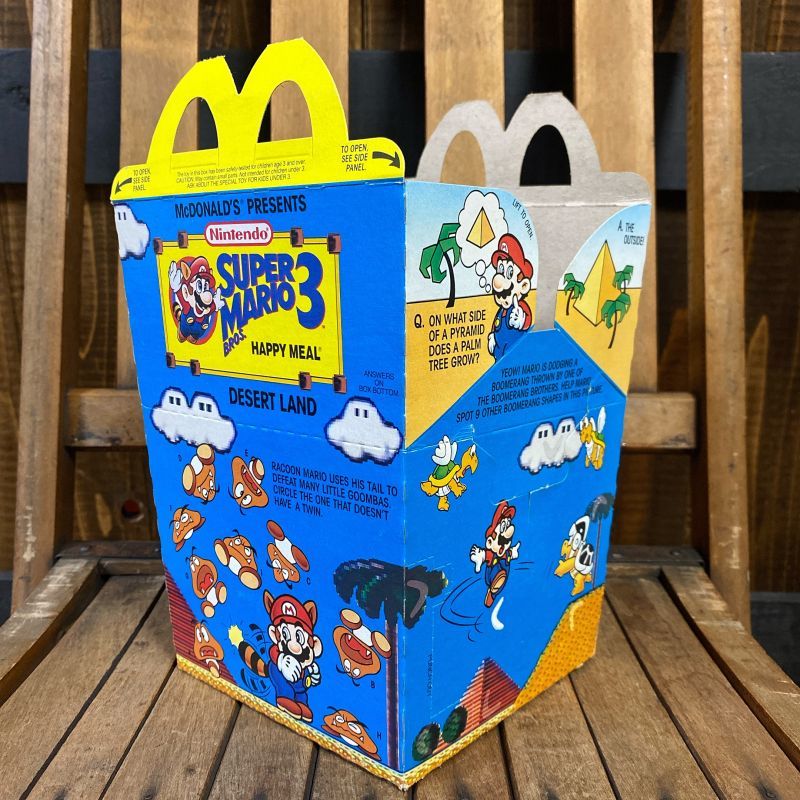 Download 90s McDonald's Happy Meal Box "Super Mario Bros.3" - KANCHI HOUSE