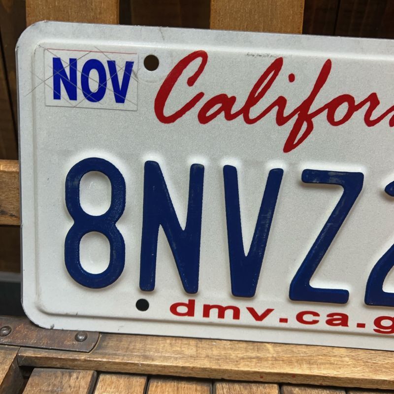 Vintage License plate 